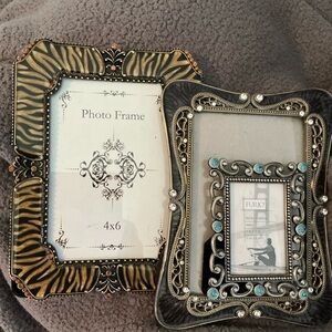 3 gorgeous metal picture frames